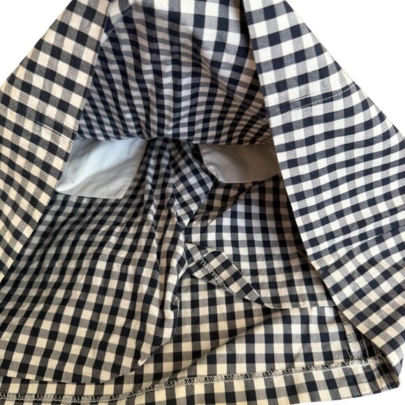 TOMMY HILFIGER Plaid Silk Cotton Blend Golf Skort Size 8 - Picture 10 of 10